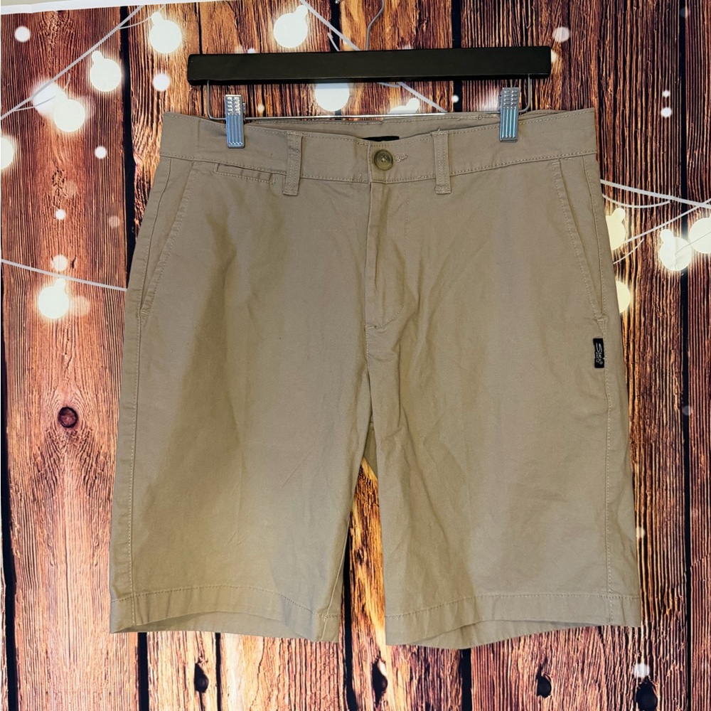 Silver Jeans Men's Khaki Flat Front Shorts
